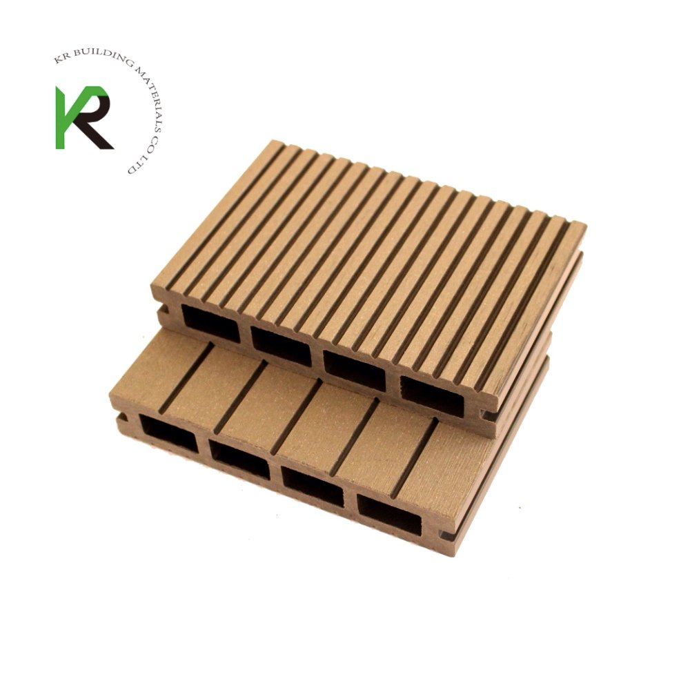 25mm thickness hollow WPC outdoor DIY flooring deck board
