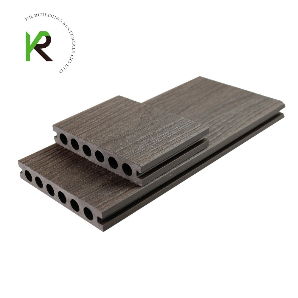 wpc hollow co-extrusion decking cheap price high quality
