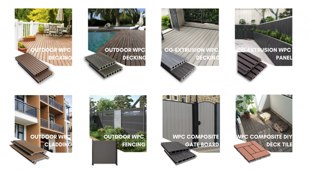 wood plastic composite product category